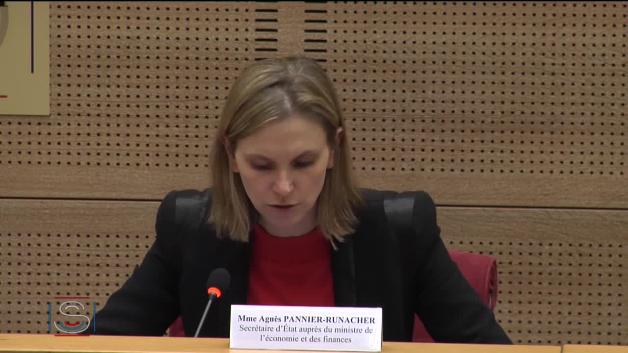 Audition de Mme Agnès Pannier-Runacher, secrétaire d’État auprès du ministre de l’économie et des finances