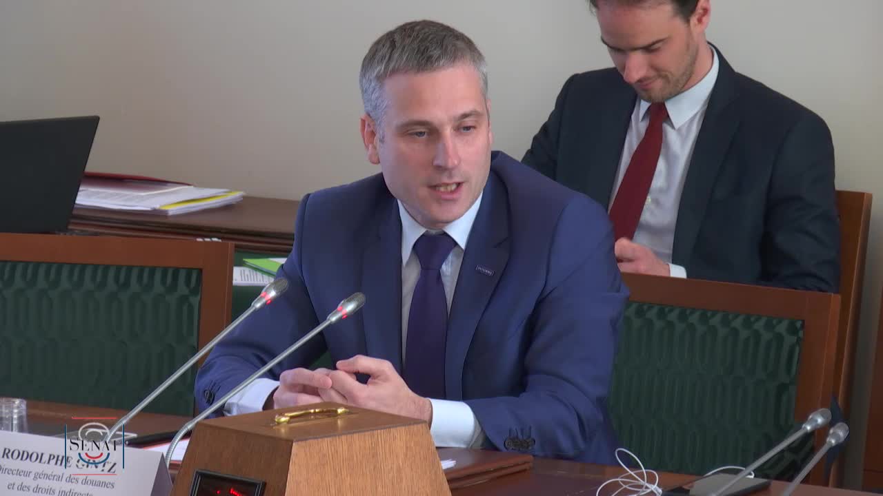 Audition de M. Rodolphe GINTZ, directeur général des douanes et des droits indirects