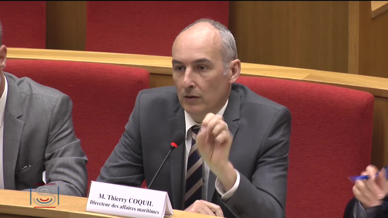 Audition de M. Thierry Coquil, directeur des affaires maritimes, commissaire délégué aux transports maritimes et délégué à la mer et au littoral.
