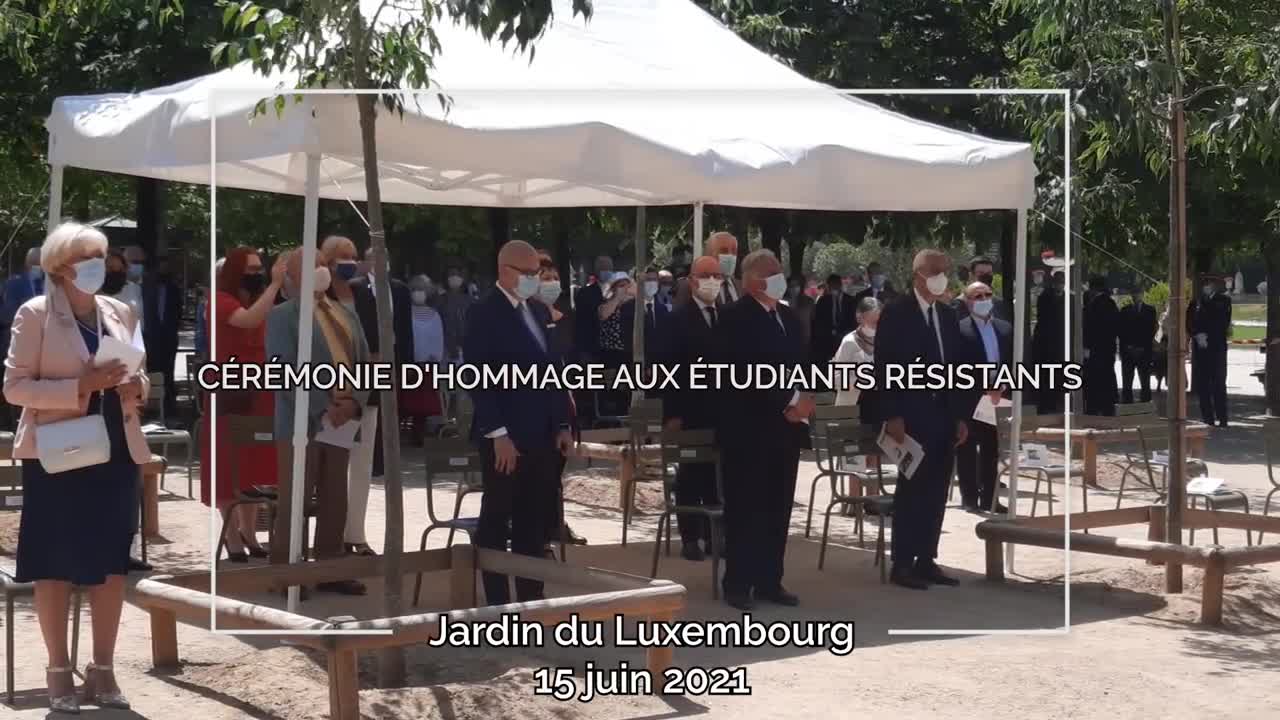 Cérémonie en hommage aux étudiants résistants